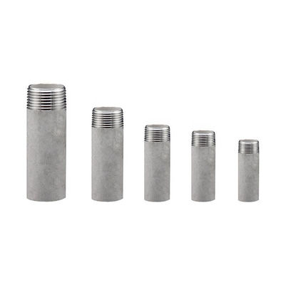 Tête ronde, tétons en acier inoxydable pour raccordement de tuyaux 201/304/316 fils mâles fils femelles