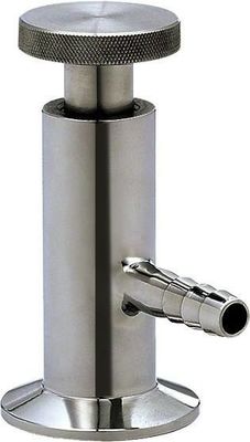 Valve d'échantillonnage à filetage mâle en acier inoxydable sanitaire