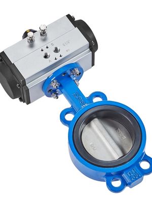 Ventilateurs pneumatiques à papillons sanitaires de taille porte de 1/4''-6' avec construction SS304 / 316L