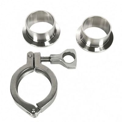 Code tête ronde SS304 316L raccords sanitaires pour raccords sanitaires de tuyaux en acier inoxydable