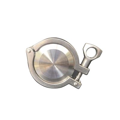 Code de tête ronde personnalisée Sanitaire 304/316L en acier inoxydable 1.5 Tri Clamp Ferrule Cap de fin