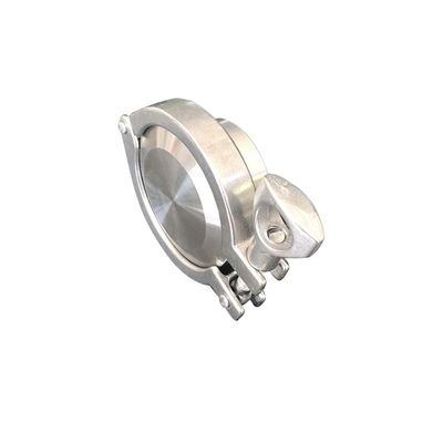 Code de tête ronde personnalisée Sanitaire 304/316L en acier inoxydable 1.5 Tri Clamp Ferrule Cap de fin