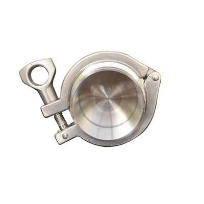 Code de tête ronde personnalisée Sanitaire 304/316L en acier inoxydable 1.5 Tri Clamp Ferrule Cap de fin