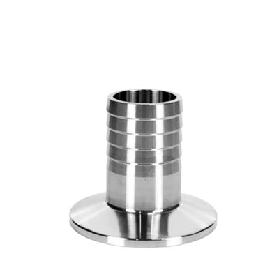 Sanitaire 304 316L en acier inoxydable tri-clampe tuyau ferrule montage avec code de tête ronde