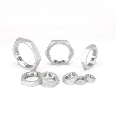 Fusion de fil Sanitaire en acier inoxydable 304 Pipe Fitting Hex Noix 1/2''-2.0' Polie