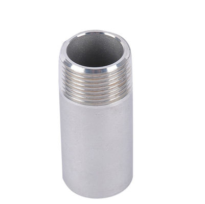 Tête carrée en acier inoxydable forgé 201/304 mâle à tuyau simple