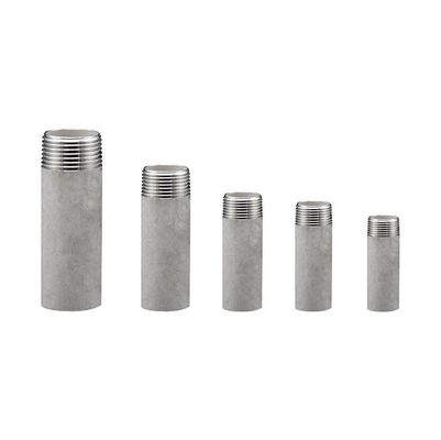Tête carrée en acier inoxydable forgé 201/304 mâle à tuyau simple
