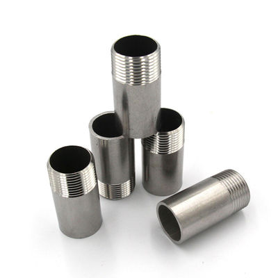 Tête carrée en acier inoxydable forgé 201/304 mâle à tuyau simple
