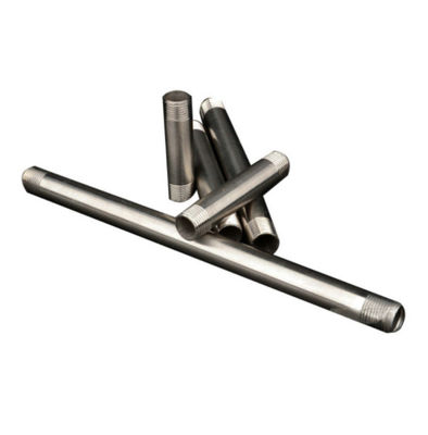 1/4''-4.0'' en acier inoxydable fils mâles de tuyau téton pour les raccords de tuyaux hygiéniques doubles