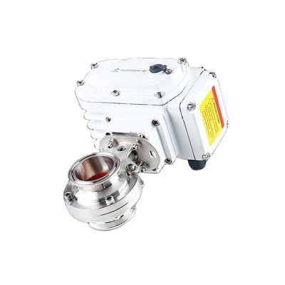 Ventilateur à papillons en acier inoxydable sanitaire 304/316L avec actionneur électrique