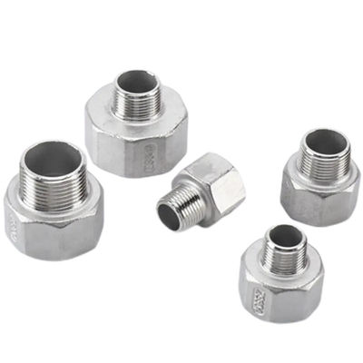 Adaptateur de plomberie général à tête hexagonale pour raccords de tuyaux d'eau en fonte 304 316 201