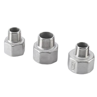 Adaptateur de plomberie général à tête hexagonale pour raccords de tuyaux d'eau en fonte 304 316 201