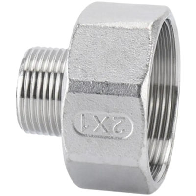 Adaptateur de plomberie général à tête hexagonale pour raccords de tuyaux d'eau en fonte 304 316 201