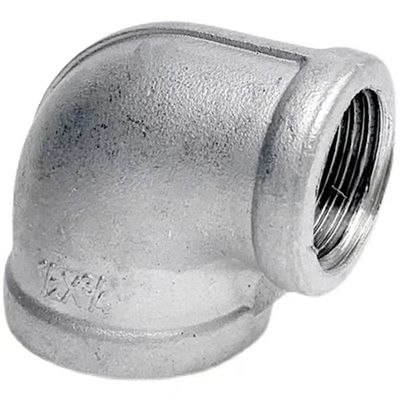 Acier inoxydable 201 304 fil féminin 90 degrés réducteur de coude raccords NPT BSPT BSP DIN