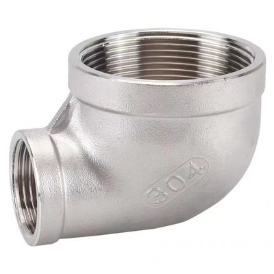 Acier inoxydable 201 304 fil féminin 90 degrés réducteur de coude raccords NPT BSPT BSP DIN