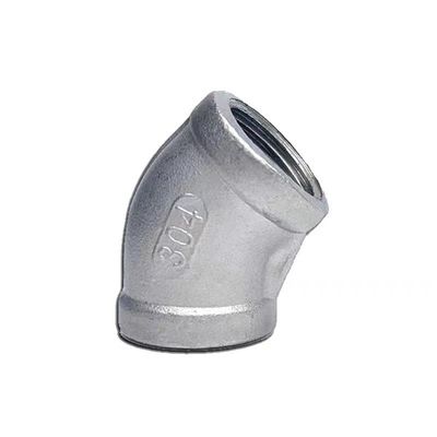 ODM Supporté WZ 201 304 316L raccords de tuyauterie NPT Bspt filtrage 45 degrés coude féminin