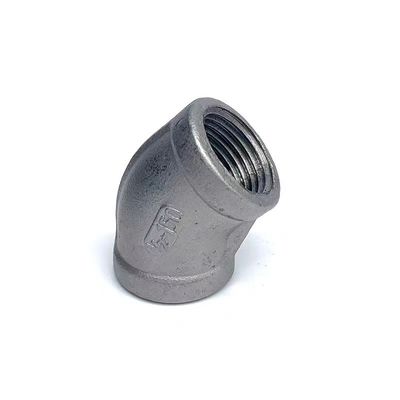 ODM Supporté WZ 201 304 316L raccords de tuyauterie NPT Bspt filtrage 45 degrés coude féminin