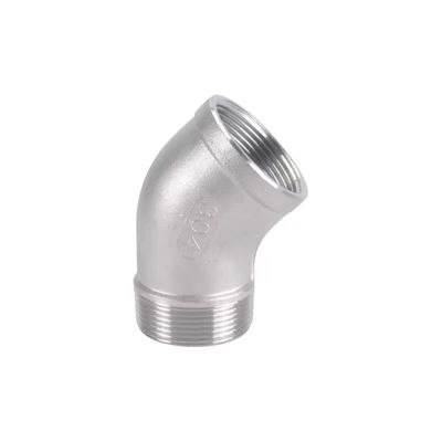 ODM Supporté WZ 201 304 316L raccords de tuyauterie NPT Bspt filtrage 45 degrés coude féminin