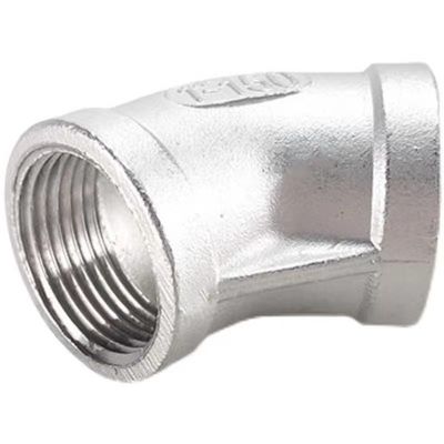 ODM Supporté WZ 201 304 316L raccords de tuyauterie NPT Bspt filtrage 45 degrés coude féminin