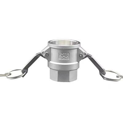 Égale SS 304 316 Accouplement en acier inoxydable camlock de type connecteur rapide D NPT BSPT BSP