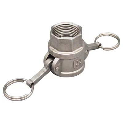 Égale SS 304 316 Accouplement en acier inoxydable camlock de type connecteur rapide D NPT BSPT BSP