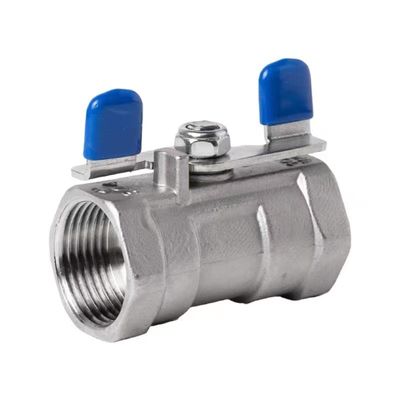 1/4''-4.0'' en acier inoxydable 1PC poignée papillon mini vanne à bille avec fin de fil NPT BSPT