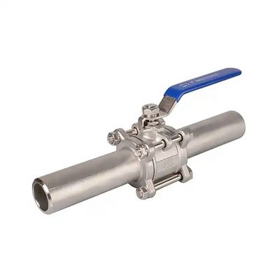 1000WOG PN16-PN64 Levier avec verrouillage et allongement manuel Ventilateur à bille soudé Q61F