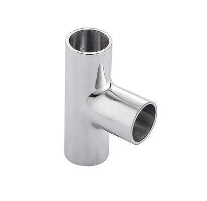 Acier inoxydable sanitaire 304 316L raccords de raccordement de tuyaux de qualité alimentaire Tee de type long