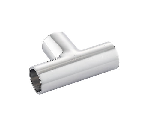 Acier inoxydable sanitaire 304 316L raccords de raccordement de tuyaux de qualité alimentaire Tee de type long