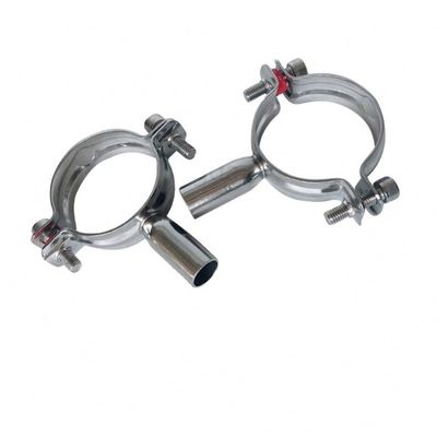 Support de tuyau sanitaire en acier inoxydable 304 avec miroir poli