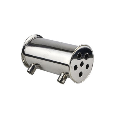 Codes de tête cylindrique en acier inoxydable 304 316 Tri-clampe déphlegmator condensateur de reflux