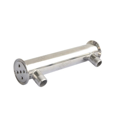 Codes de tête cylindrique en acier inoxydable 304 316 Tri-clampe déphlegmator condensateur de reflux