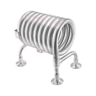 Codes de tête cylindrique en acier inoxydable 304 316 Tri-clampe déphlegmator condensateur de reflux