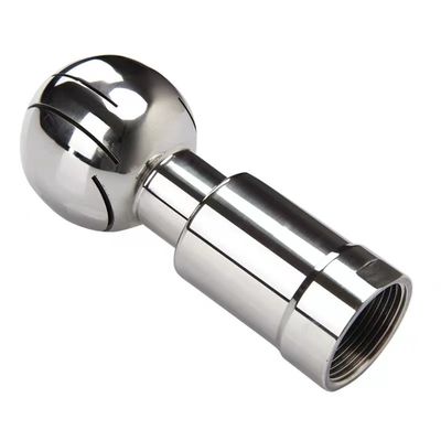 WZ SS 304 316 316L Tri-clampe joint de tuyau sanitaire avec boule de nettoyage rotative 360