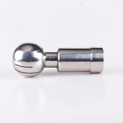 WZ SS 304 316 316L Tri-clampe joint de tuyau sanitaire avec boule de nettoyage rotative 360