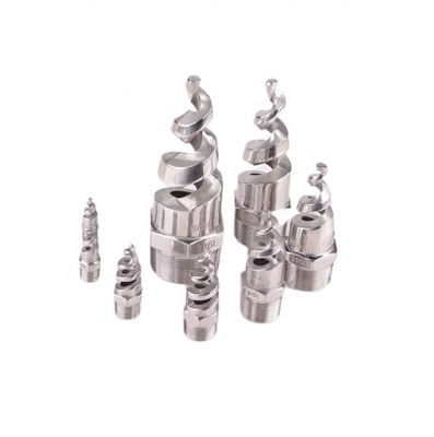 1/4 "-2" acier inoxydable 316SS Full Cone Spiral Nozzle pour les applications de coulée de précision