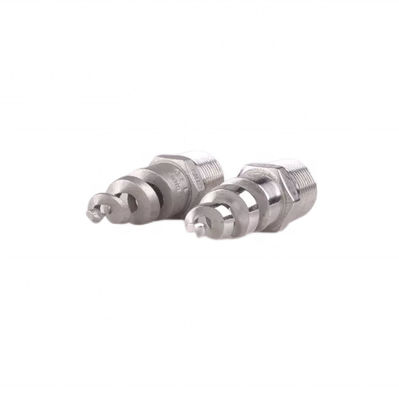 1/4 "-2" acier inoxydable 316SS Full Cone Spiral Nozzle pour les applications de coulée de précision