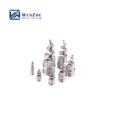 1/4 "-2" acier inoxydable 316SS Full Cone Spiral Nozzle pour les applications de coulée de précision