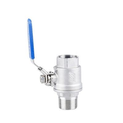 Valve à bille flottante à haute température en acier inoxydable 2PC pour hommes et femmes pour l'industrie