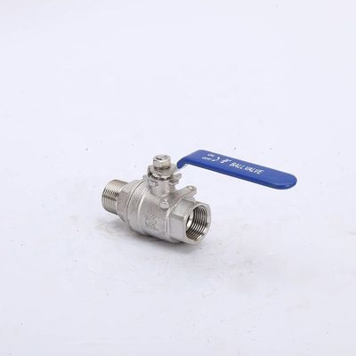 Valve à bille flottante à haute température en acier inoxydable 2PC pour hommes et femmes pour l'industrie
