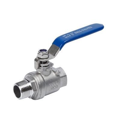 Valve à bille flottante à haute température en acier inoxydable 2PC pour hommes et femmes pour l'industrie