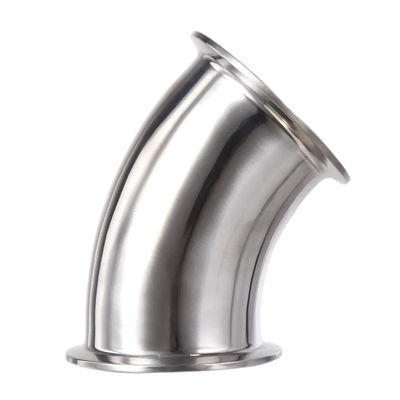 WZ ISO Standard Size 4 Way Elbow Pipe Fitting en acier inoxydable 304/316 pour le secteur sanitaire