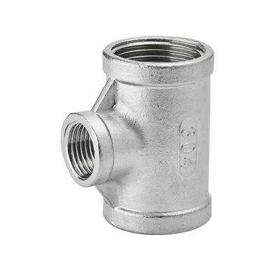 Résistants en acier inoxydable joints de connexion NPT BSPT Reducteur Tee Cross Union conique M/F