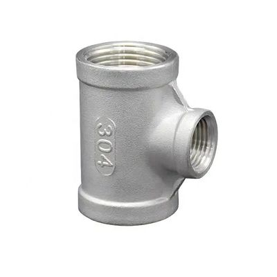 Résistants en acier inoxydable joints de connexion NPT BSPT Reducteur Tee Cross Union conique M/F