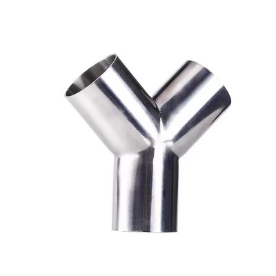 Adaptateur de tuyau en acier inoxydable sanitaire de type Y