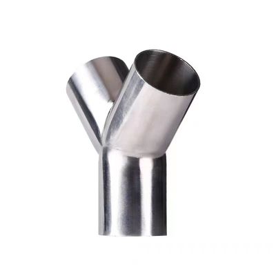 Adaptateur de tuyau en acier inoxydable sanitaire de type Y