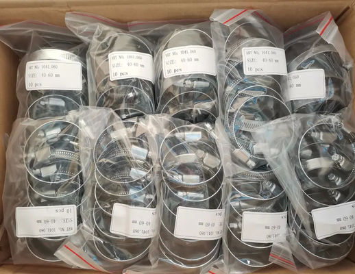 Connexion de soudage Serre de tuyau de type allemand et serre à vers en acier inoxydable 201