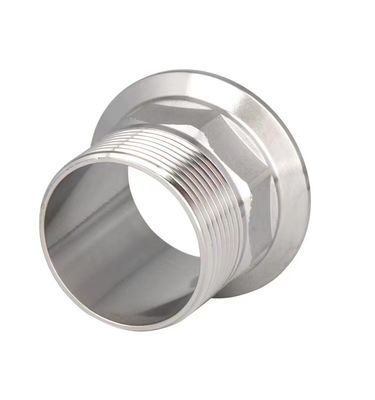 Équivalent en acier inoxydable 304 fils mâles Hex Ferrule raccords de tuyaux Hex Adapteur