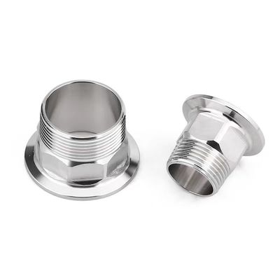 Équivalent en acier inoxydable 304 fils mâles Hex Ferrule raccords de tuyaux Hex Adapteur