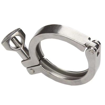 CLAMP Connection Sanitaire en acier inoxydable SS304 SS316L Tri Clamp Single Pin pour le support OEM